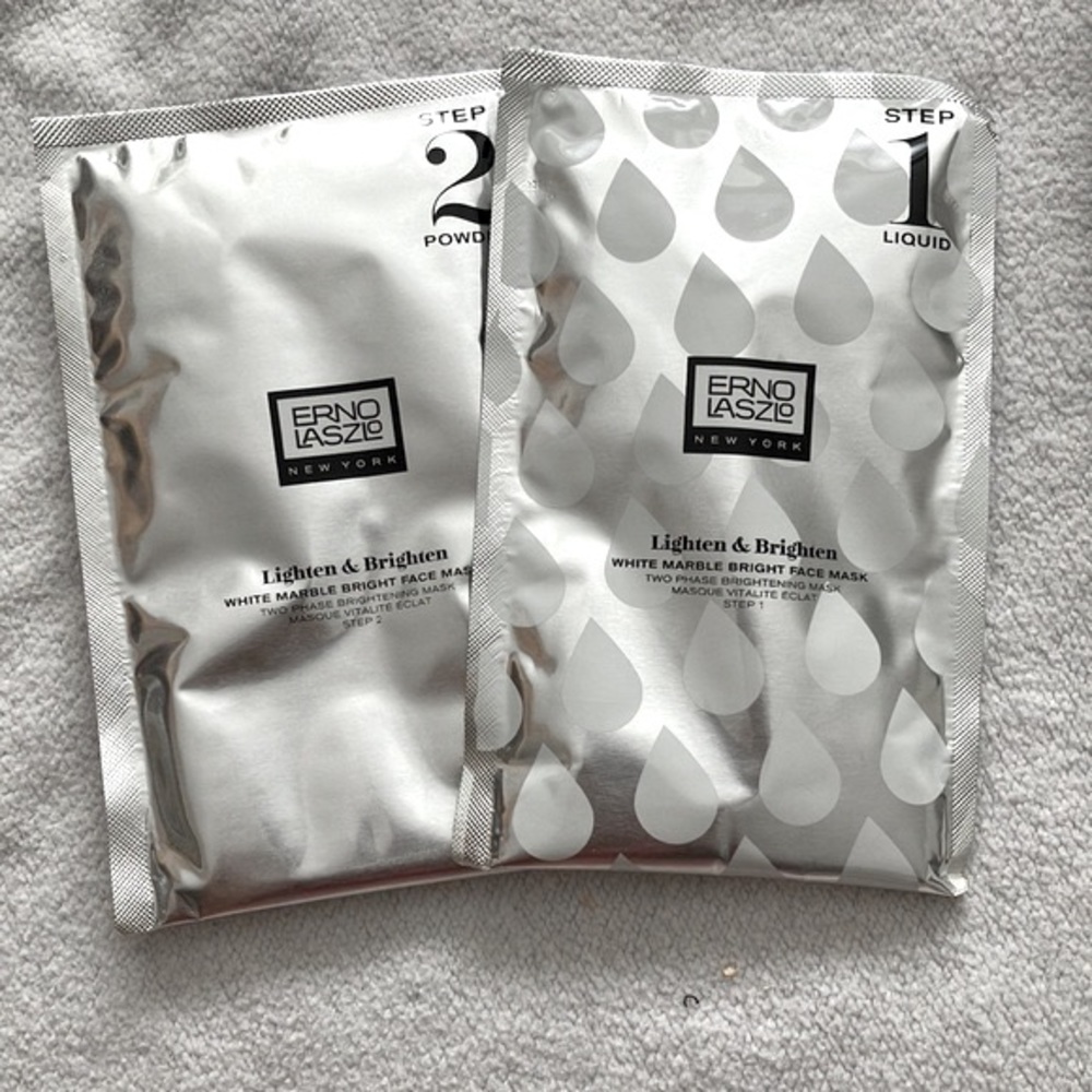 BrandNew Erno Laszlo New York Marble Brighten & Lighten Face 2-phase Mask